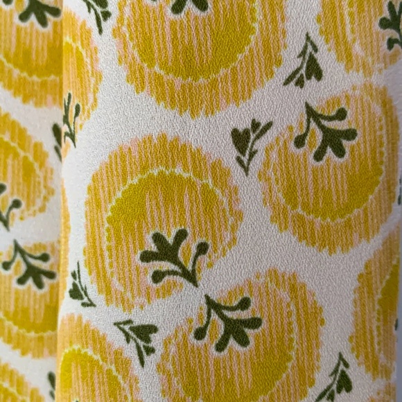 Yellow Patterned Women's Top - Picture 3 of 10